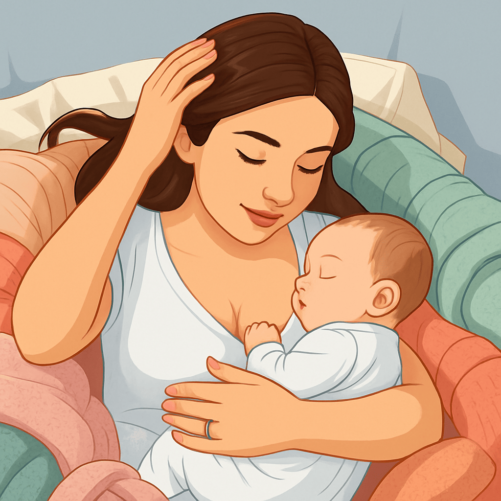 Послеродовое выпадение волос при ГВ