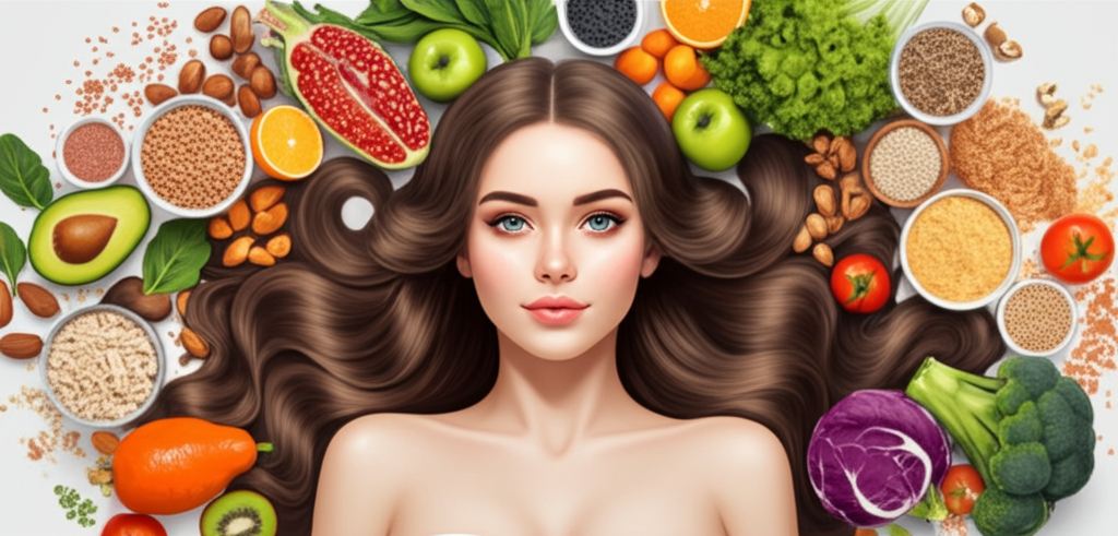 166 diet impacts hair structure growth
