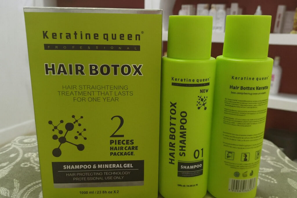 Набор косметических средств Hair Botox с шампунем и гелем